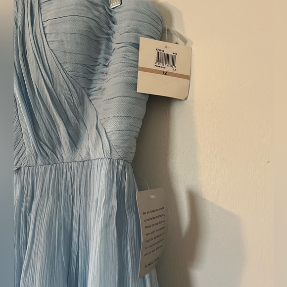 Donna Morgan NWT 12 Chiffon Bridesmaid Dress - Picture 7 of 14